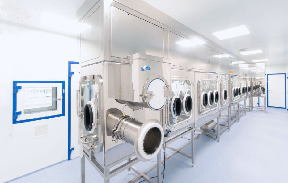  Isolator-Arbeitsplatz für die API-Produktion