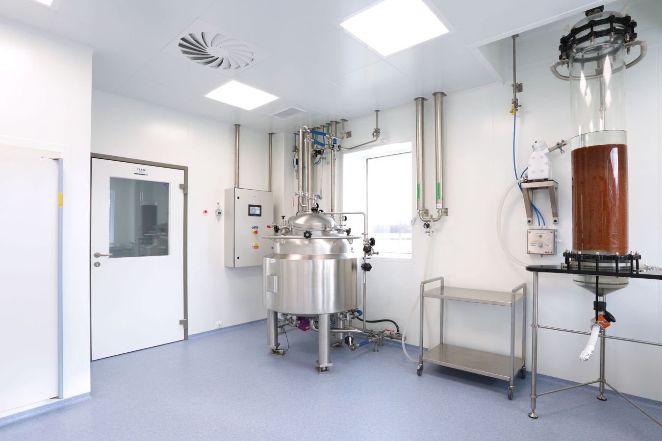 TIMOTEC s.r.o. - BSH - Bioveta Serum Hall: Lieferung von Reinraumsystemen